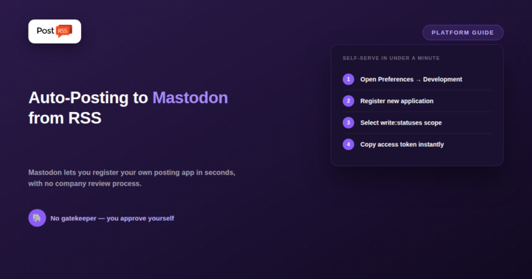 Auto-Posting to Mastodon from RSS: The Complete Guide