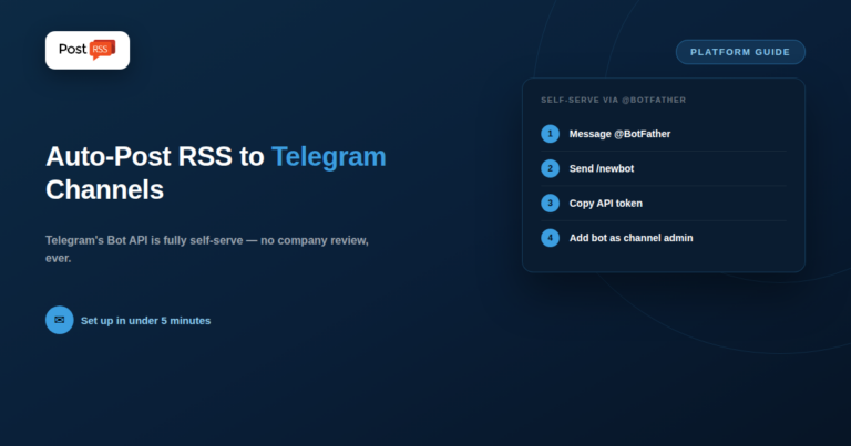 Can You Auto-Post RSS Feeds to Telegram Channels? The Complete Guide
