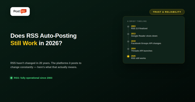 Does RSS Auto-Posting Still Work in 2026? (After Platform API Changes)