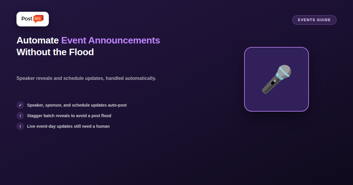 How Event Planners and Conference Organizers Automate Announcement Distribution with RSS