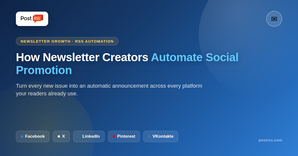 How Podcasters and Newsletter Creators Automate Cross-Posting with RSS