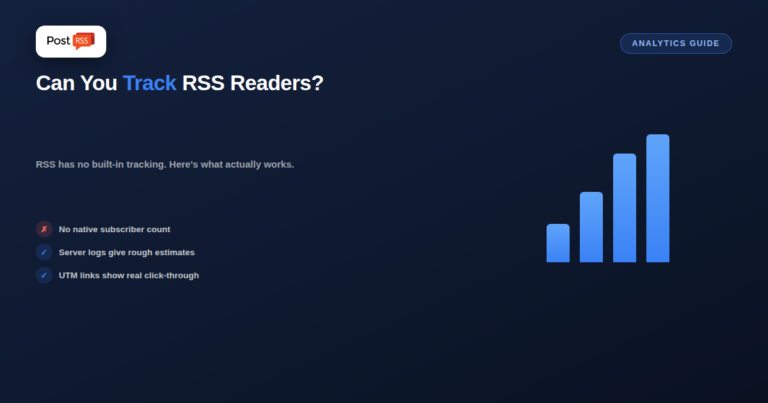 RSS Feed Analytics: Can You Actually Track Who’s Reading Your Feed?