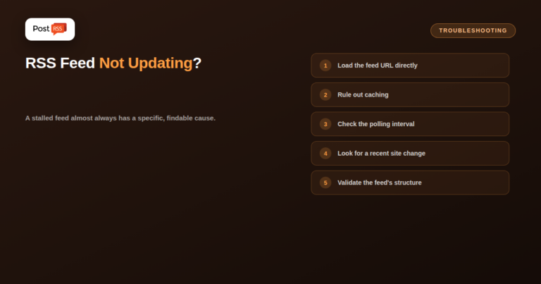 RSS Feed Not Updating? How to Diagnose and Fix It