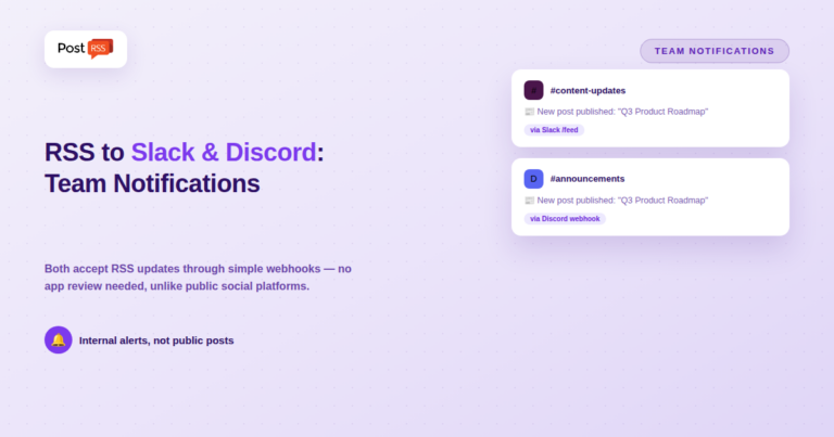 RSS Feed to Slack & Discord: Automating Team Notifications