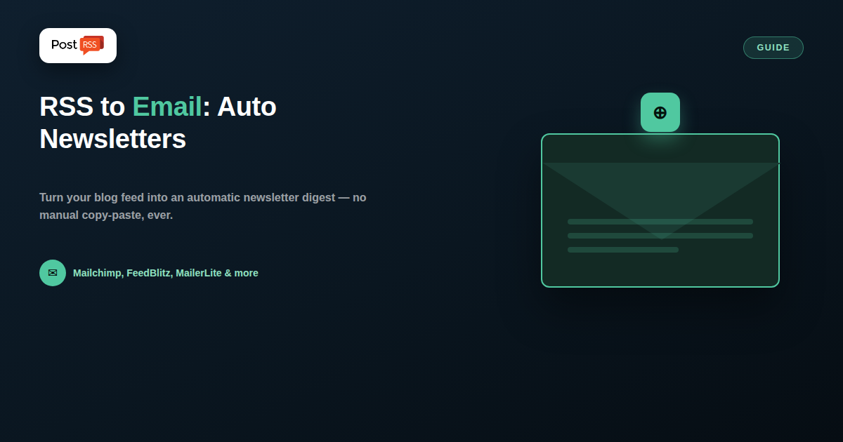 RSS to Email: Turning Your Blog Feed into an Automatic Newsletter Digest