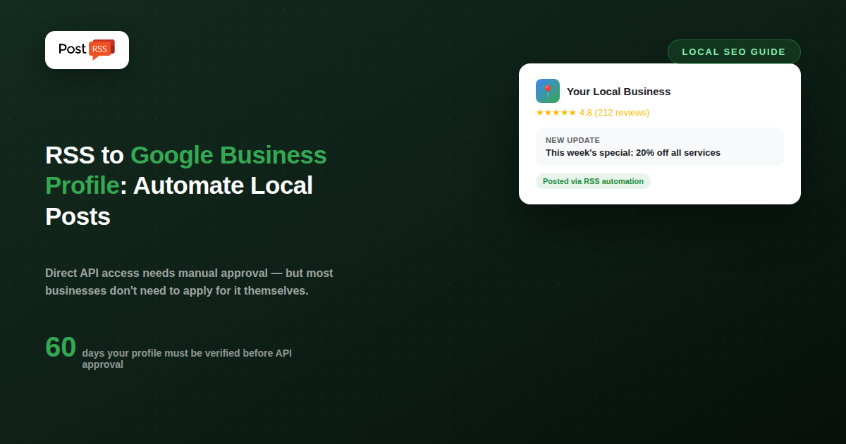 RSS to Google Business Profile: Can You Automate Local Posts?