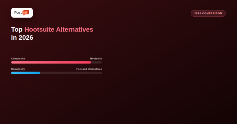 Top Hootsuite Alternatives in 2026: Which One Actually Fits Your Gap