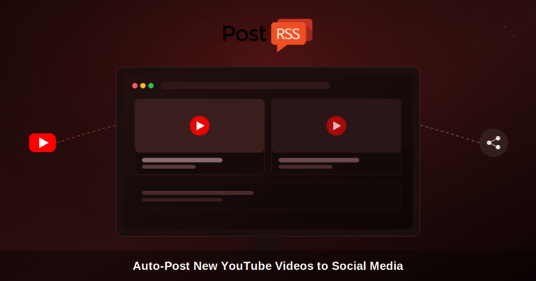 Turn Your YouTube Channel’s New Videos into Automatic Social Posts