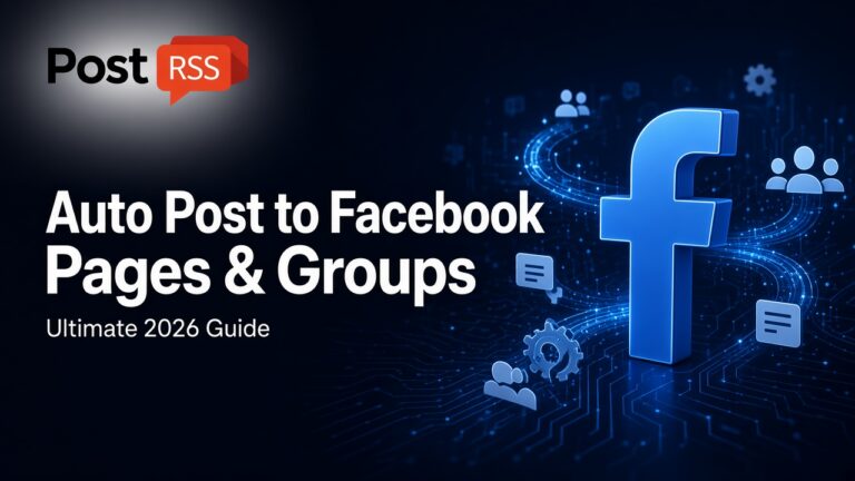 Auto-Post to Facebook: How to Automate Your Page and Group Content via RSS Feeds
