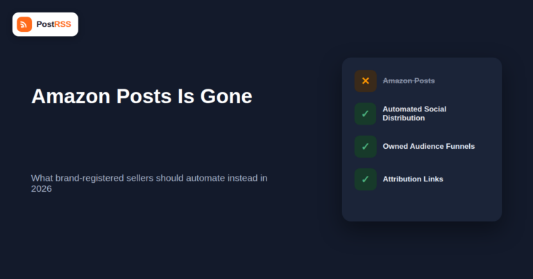 Amazon Posts Is Gone: What to Automate Instead in 2026