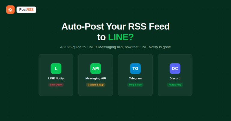 Can You Auto-Post Your RSS Feed to LINE? A 2026 Guide for Global Messaging Apps