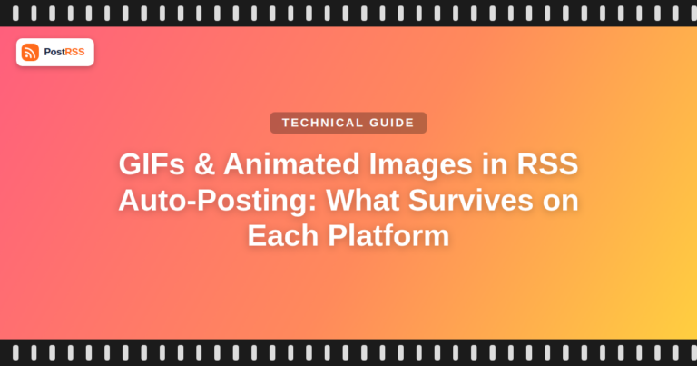 GIFs and Animated Images in RSS Auto-Posting
