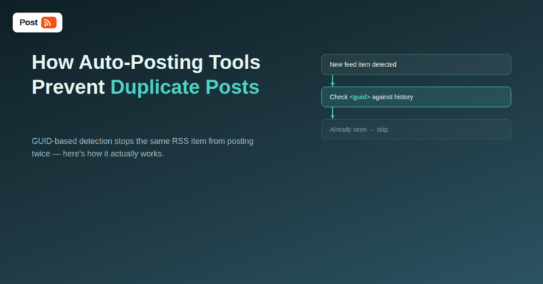How Auto-Posting Tools Prevent Duplicate Posts From RSS Feeds