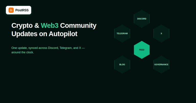 How Crypto and Web3 Projects Automate Community Updates with RSS