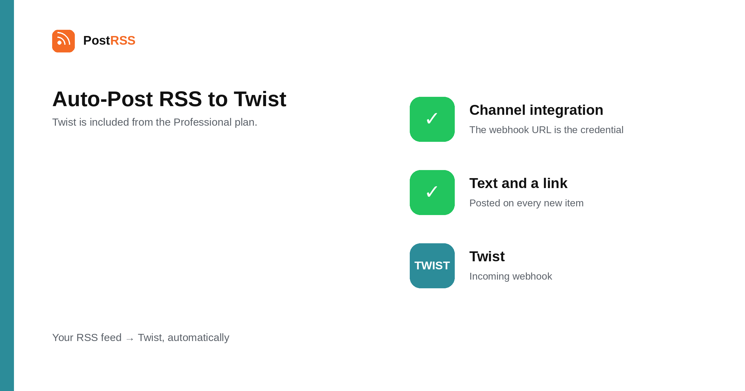 How to Auto-Post RSS to Twist (2026)