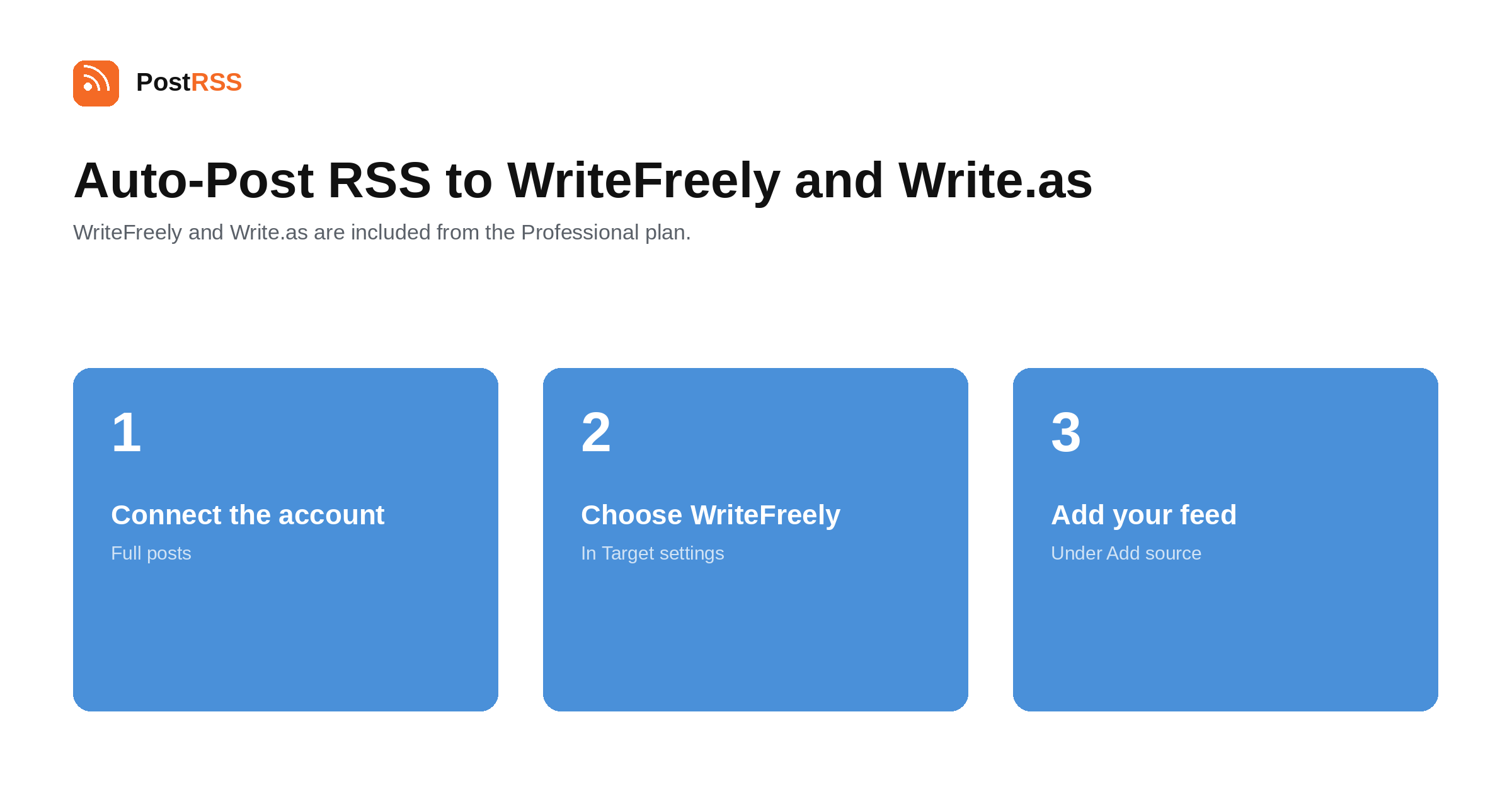 How to Auto-Post RSS to WriteFreely and Write.as (2026)