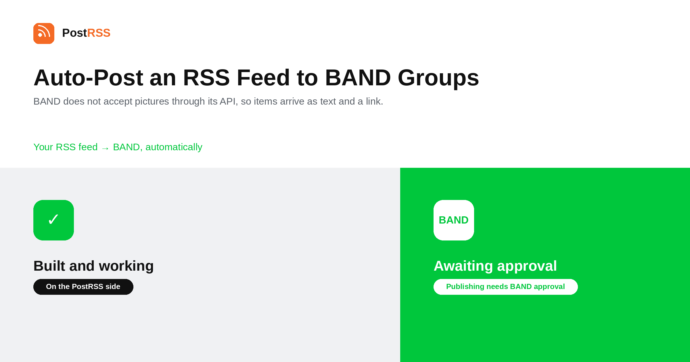 How to Auto-Post an RSS Feed to BAND Groups (2026)