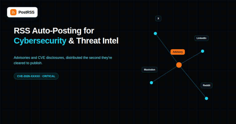 RSS Auto-Posting for Cybersecurity Companies and Threat Intelligence Blogs