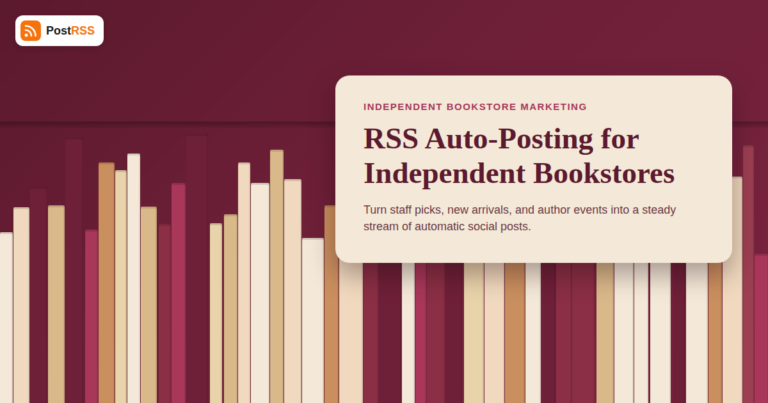 RSS Auto-Posting for Independent Bookstores