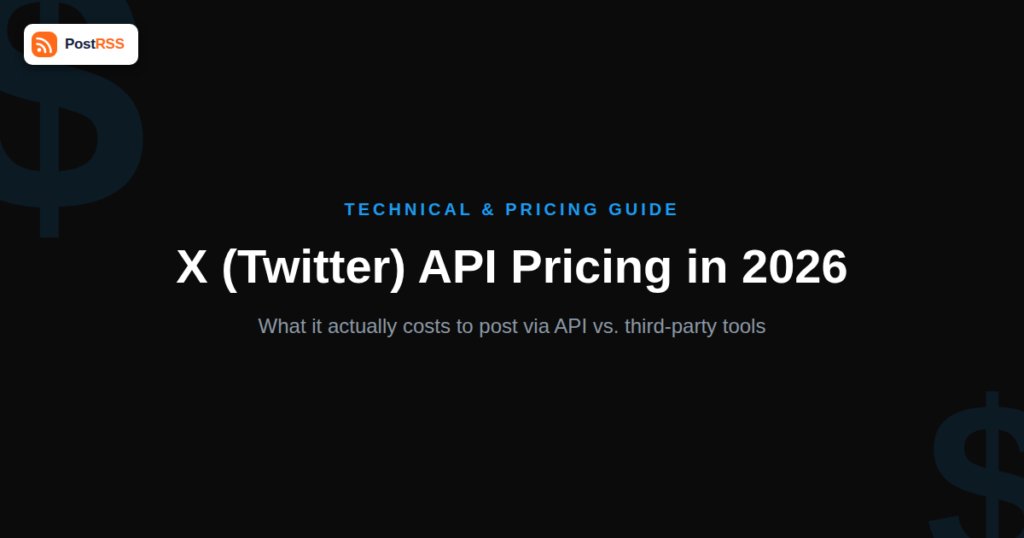 X (Twitter) API Pricing in 2026