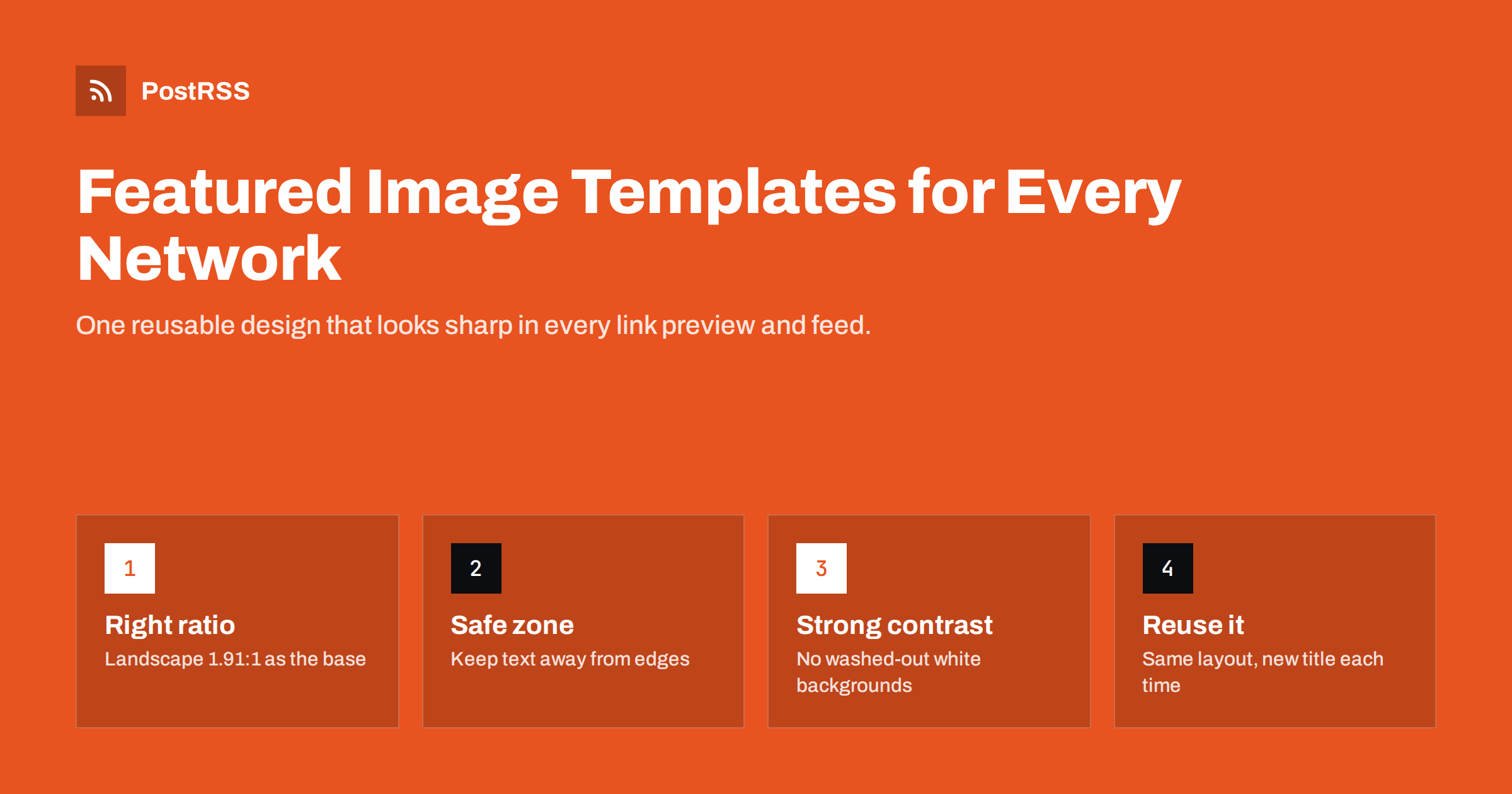 Blog Featured Image Templates That Work on Every Social Network
