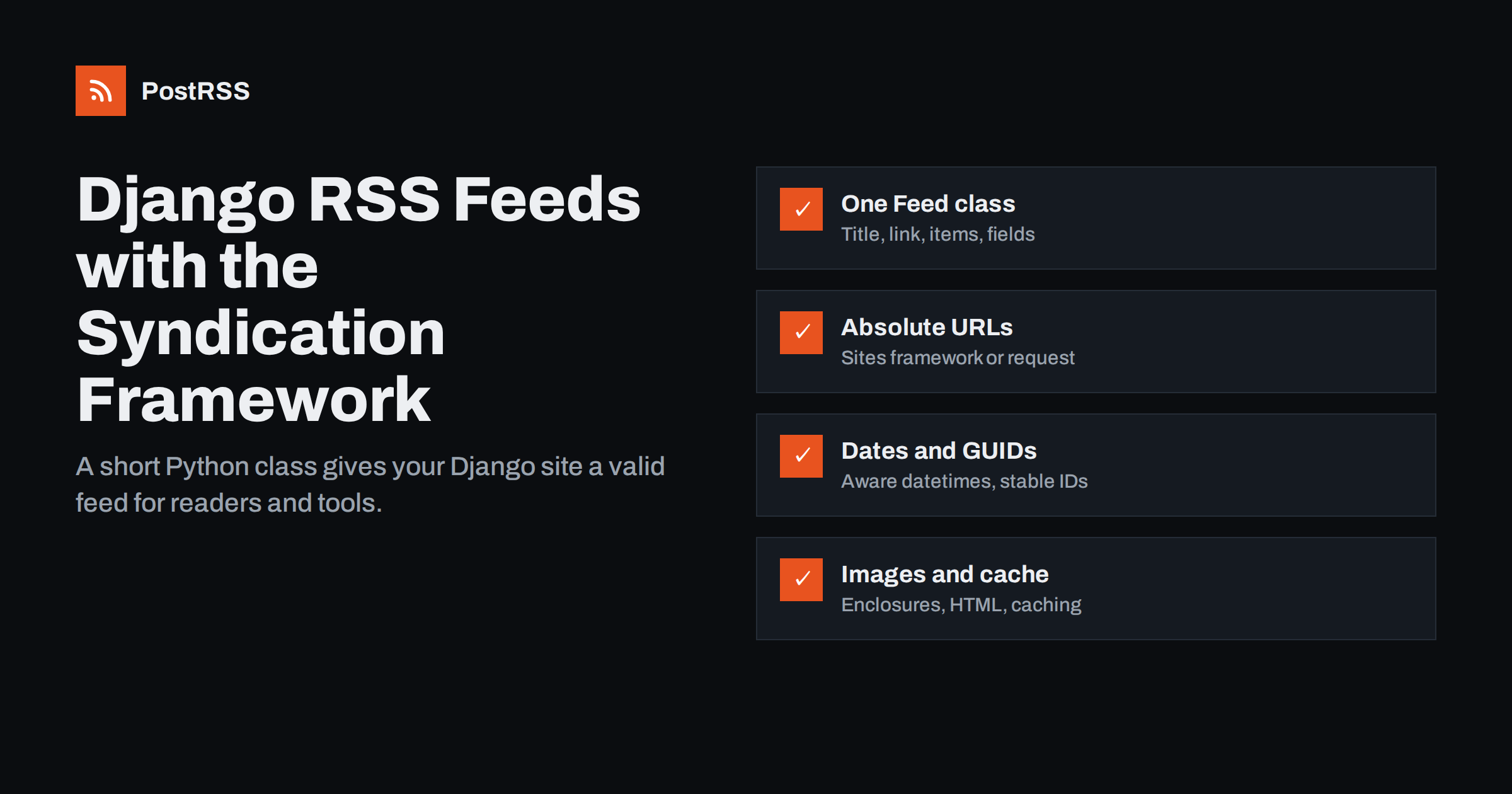 Django RSS Feeds: Set Up the Syndication Framework