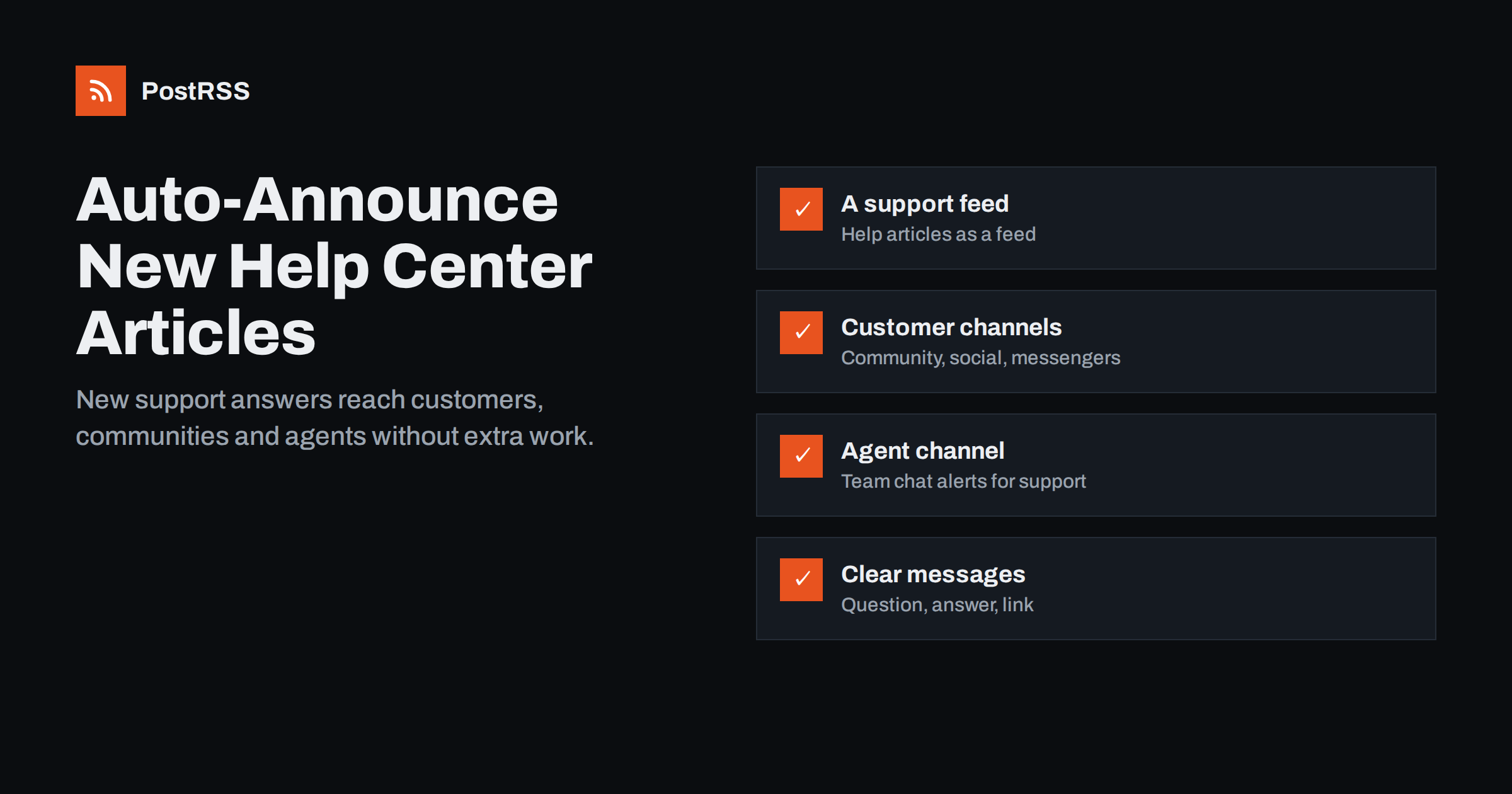 Help Center Updates: Auto-Announce New Support Articles