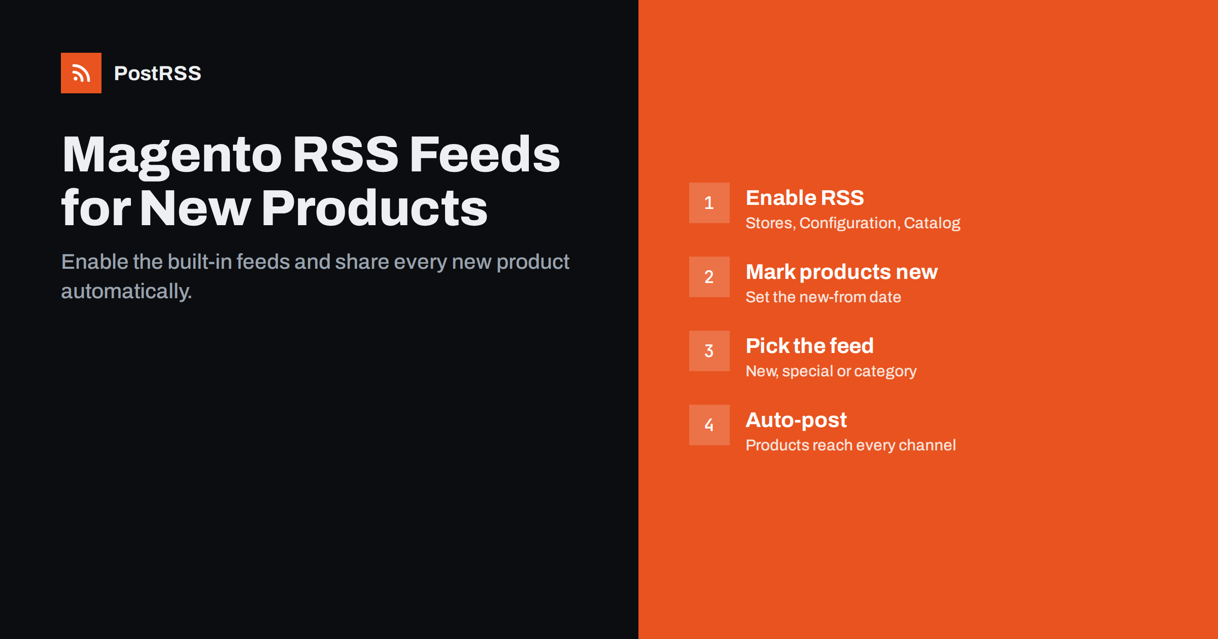 Magento RSS Feed: How to Enable It and Auto-Post New Products