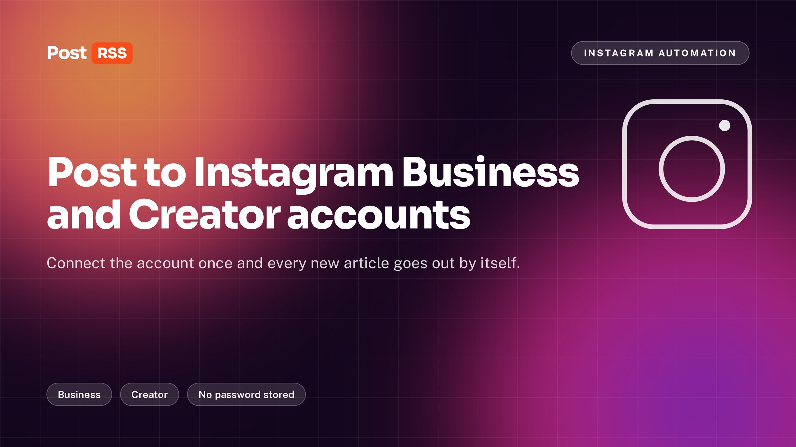 Post to Instagram Business and Creator Accounts From an RSS Feed
