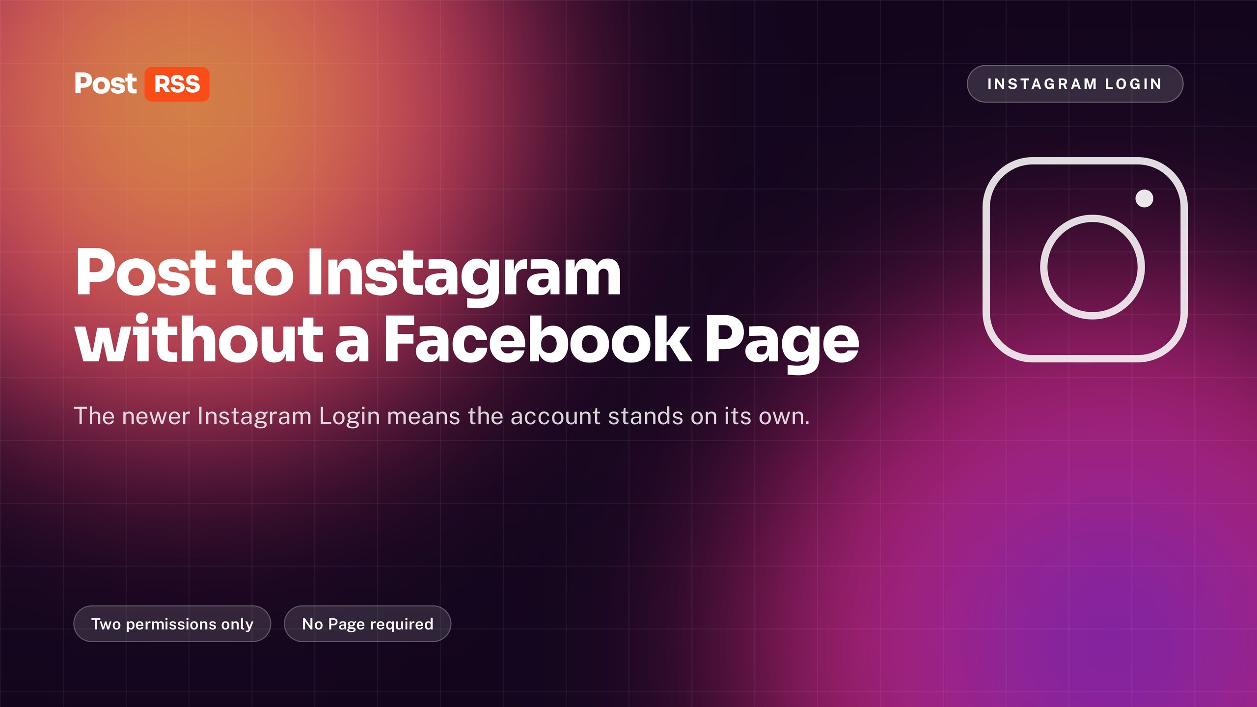 Post to Instagram Without a Facebook Page