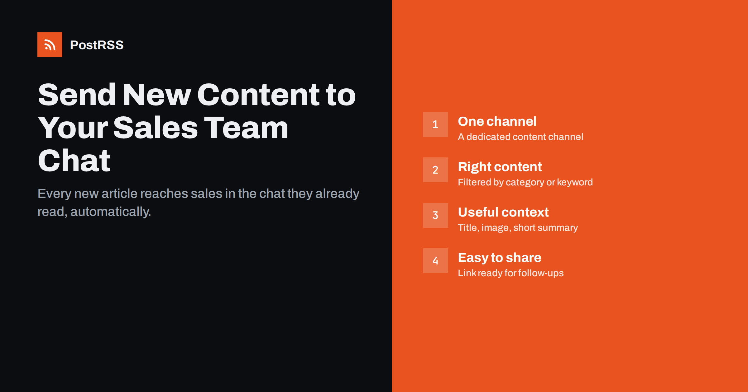 Sales Enablement: Send New Content to Your Sales Team Chat