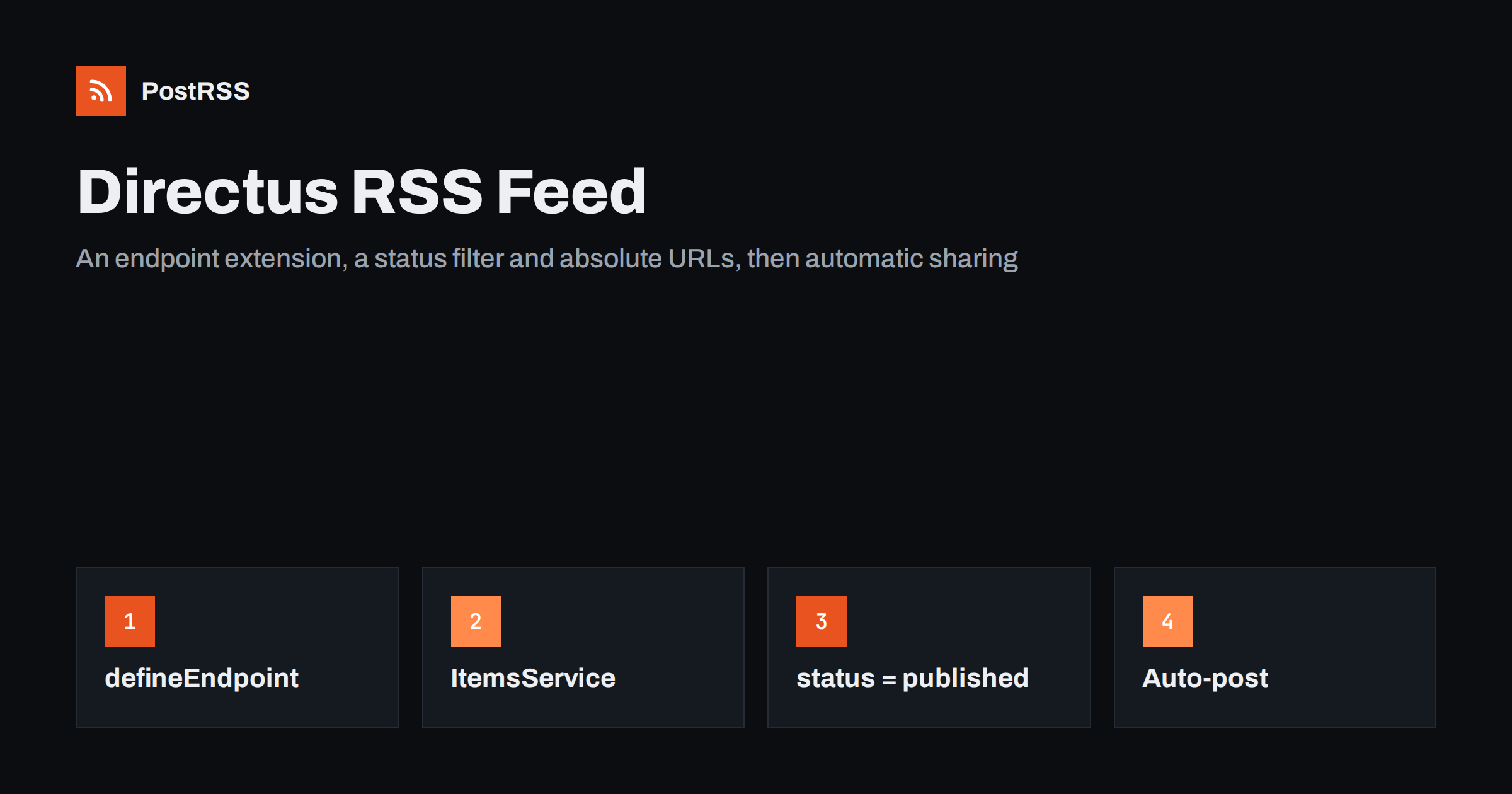 Directus RSS Feed: Build a Custom Endpoint and Auto-Post