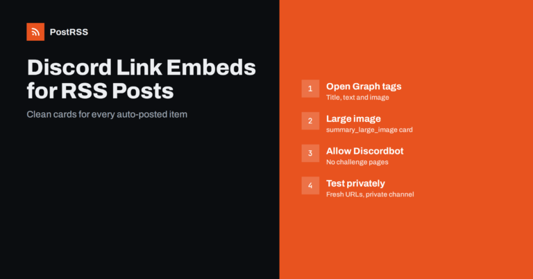 Discord Link Embeds for RSS Posts: Fix Missing Previews
