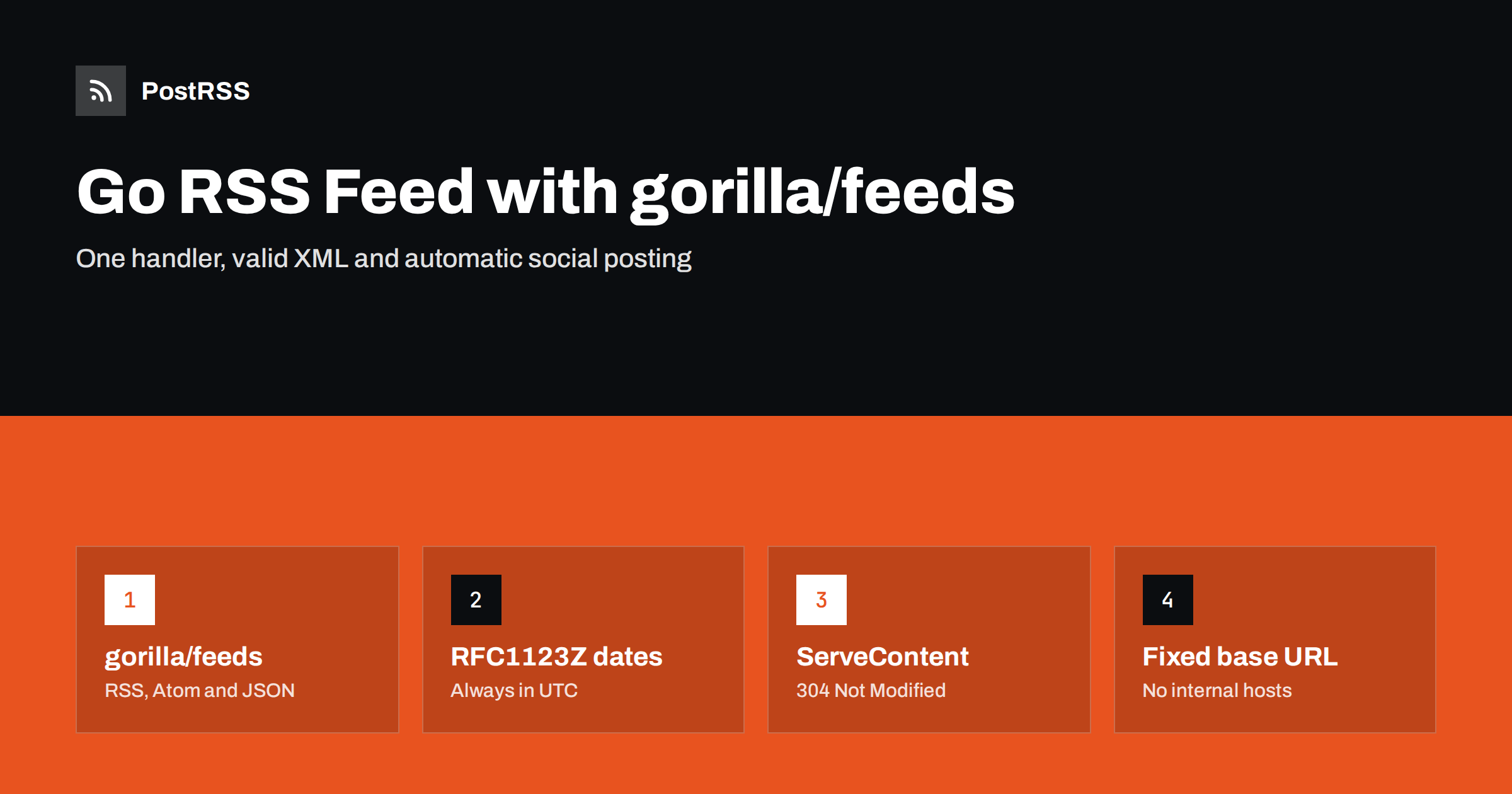 Go RSS Feed with gorilla/feeds: Serve It and Auto-Post Items
