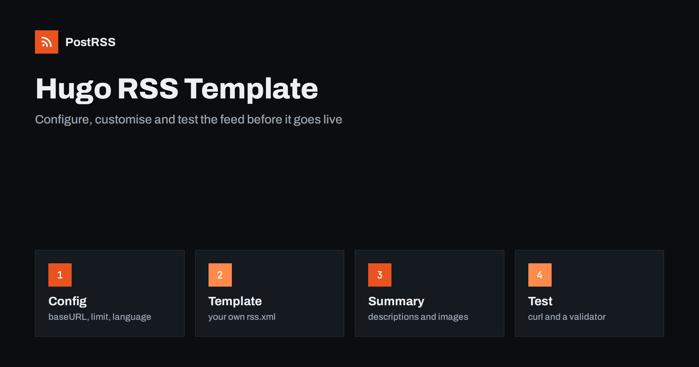 Hugo RSS Template: Customise the Feed and Auto-Post It