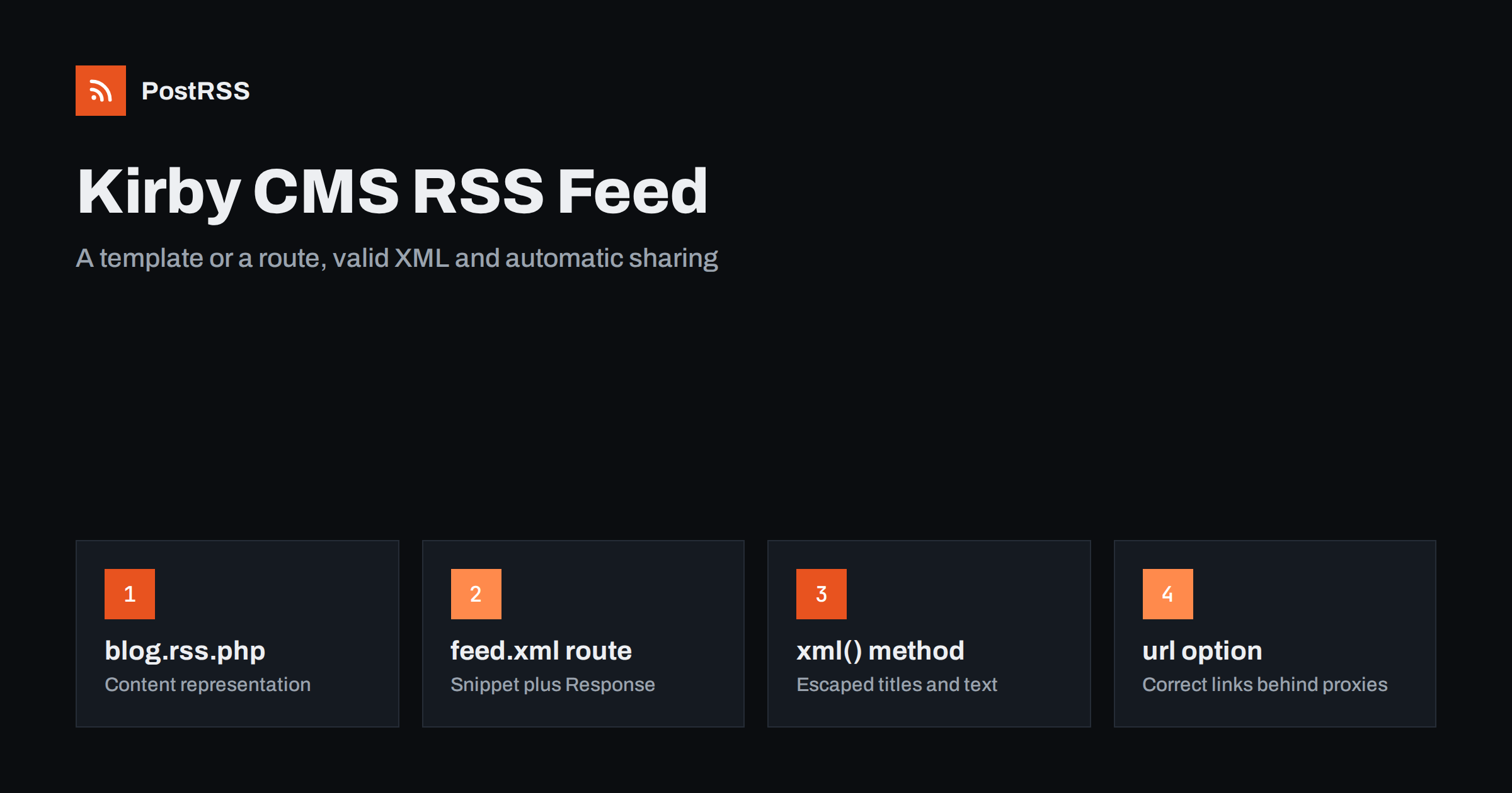 Kirby CMS RSS Feed: Create a Feed Template and Auto-Post