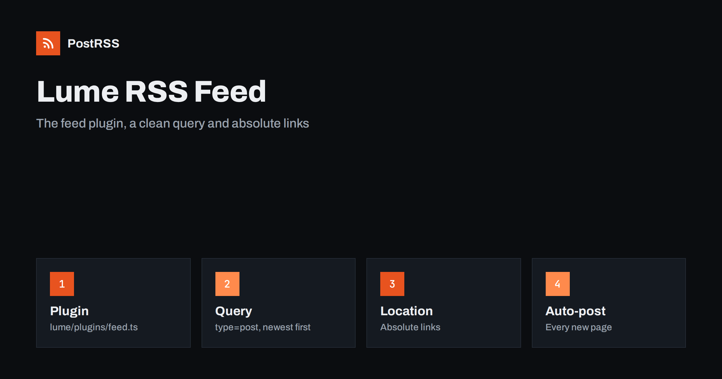Lume RSS Feed: Feed Plugin Setup, Dates and Auto-Posting