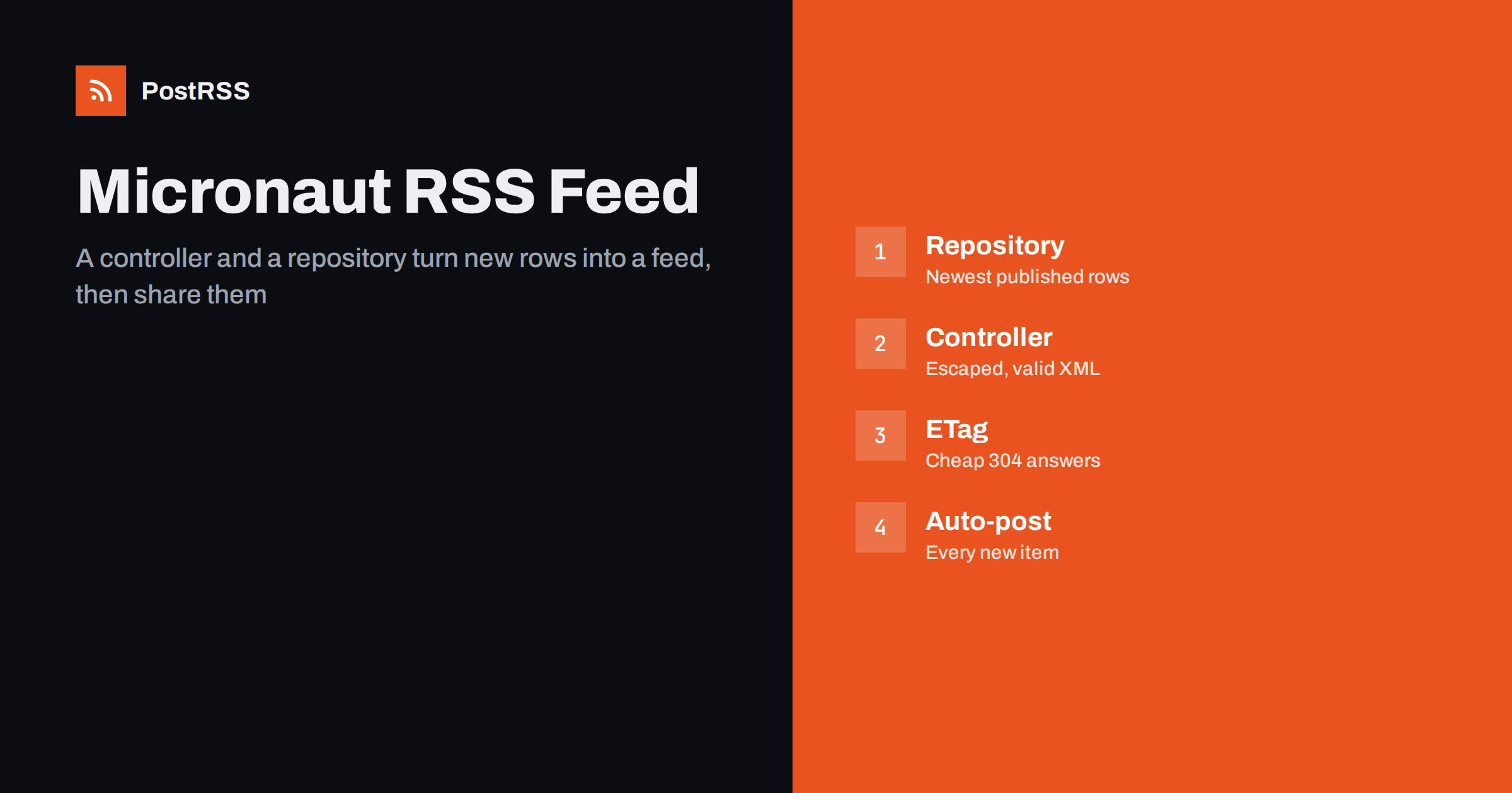 Micronaut RSS Feed: Build It With Micronaut Data and Auto-Post