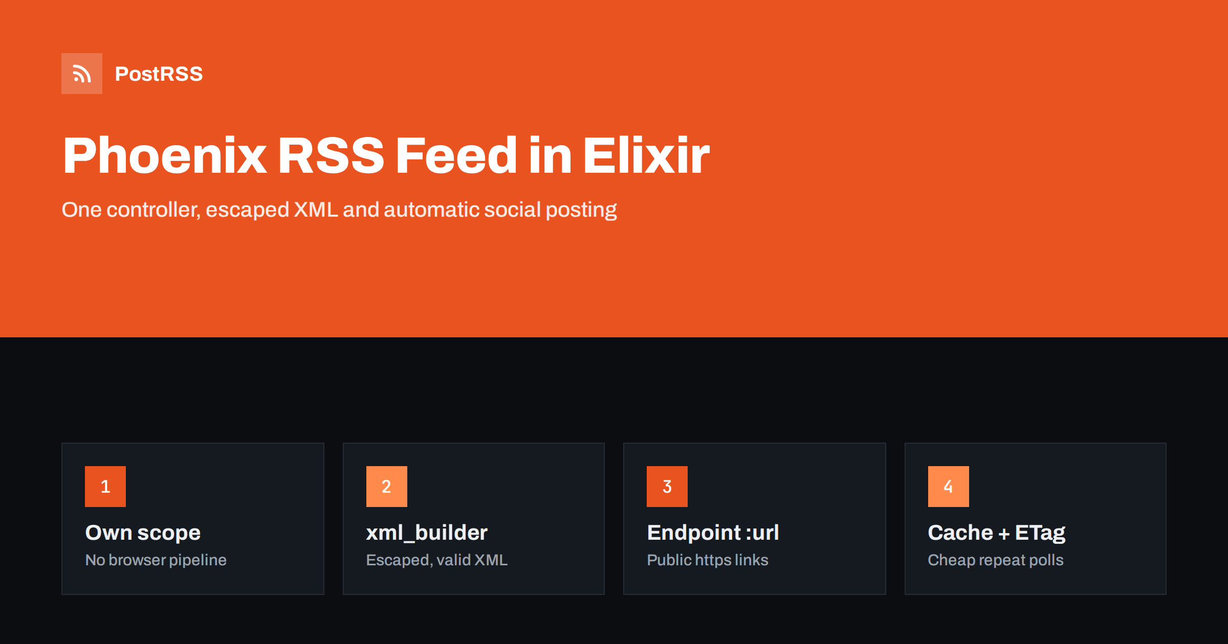 Phoenix RSS Feed in Elixir: Build It and Auto-Post Updates