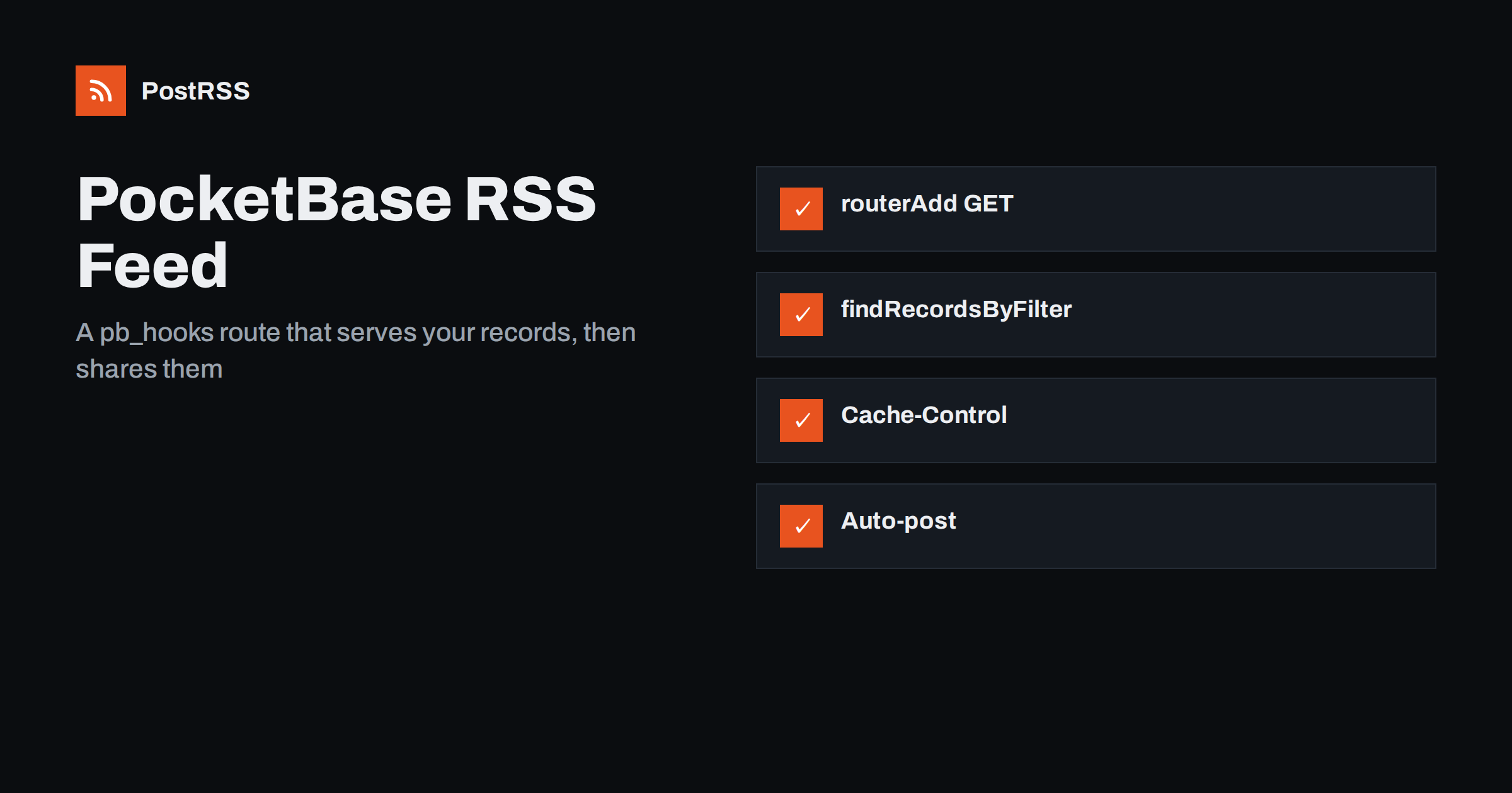 PocketBase RSS Feed: Add a Custom Route and Auto-Post Records