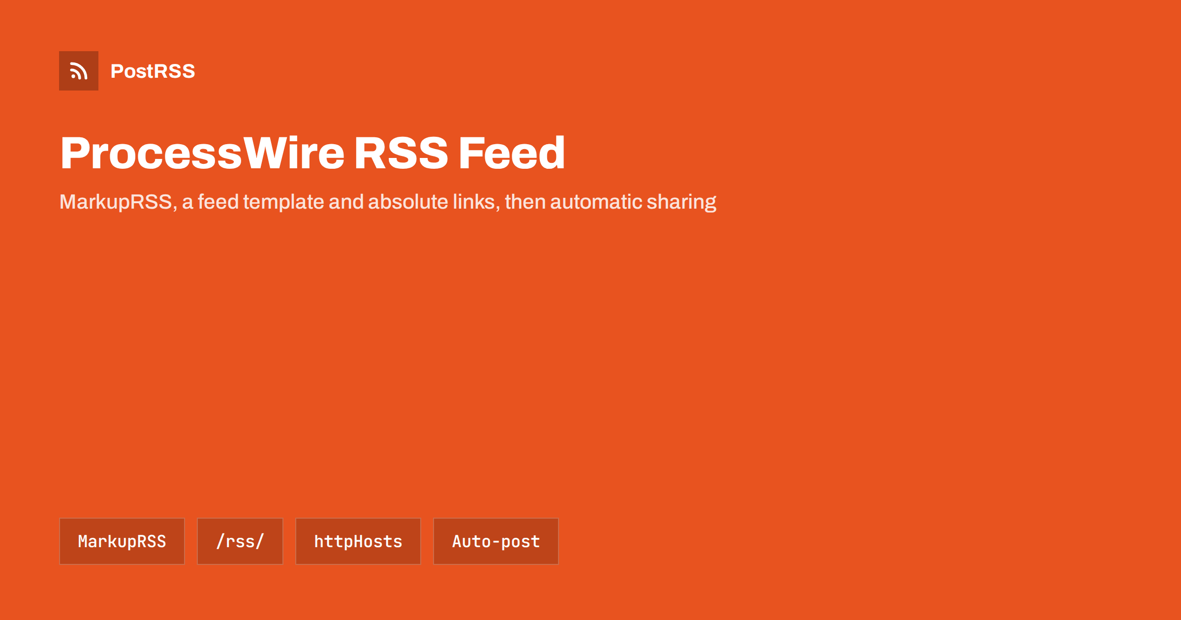 ProcessWire RSS Feed: Set Up MarkupRSS and Auto-Post Pages