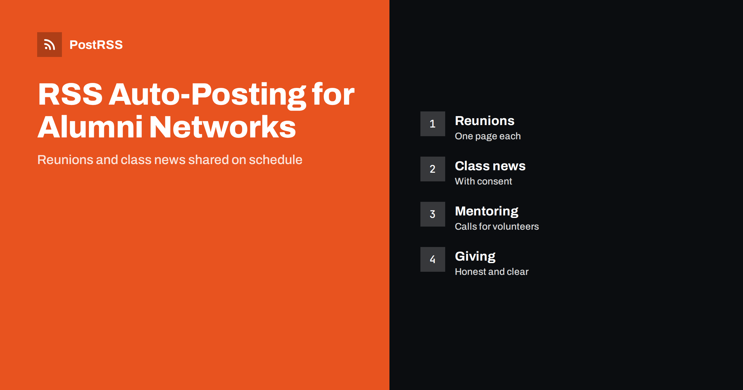 RSS Auto-Posting for Alumni Associations and Networks