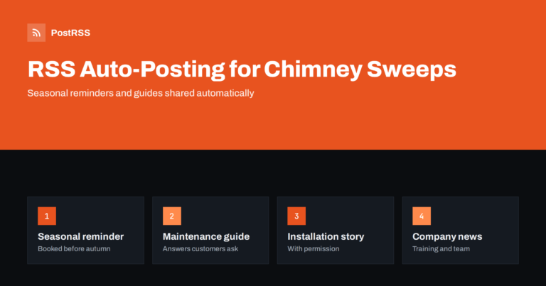 RSS Auto-Posting for Chimney Sweeps and Fireplace Stores