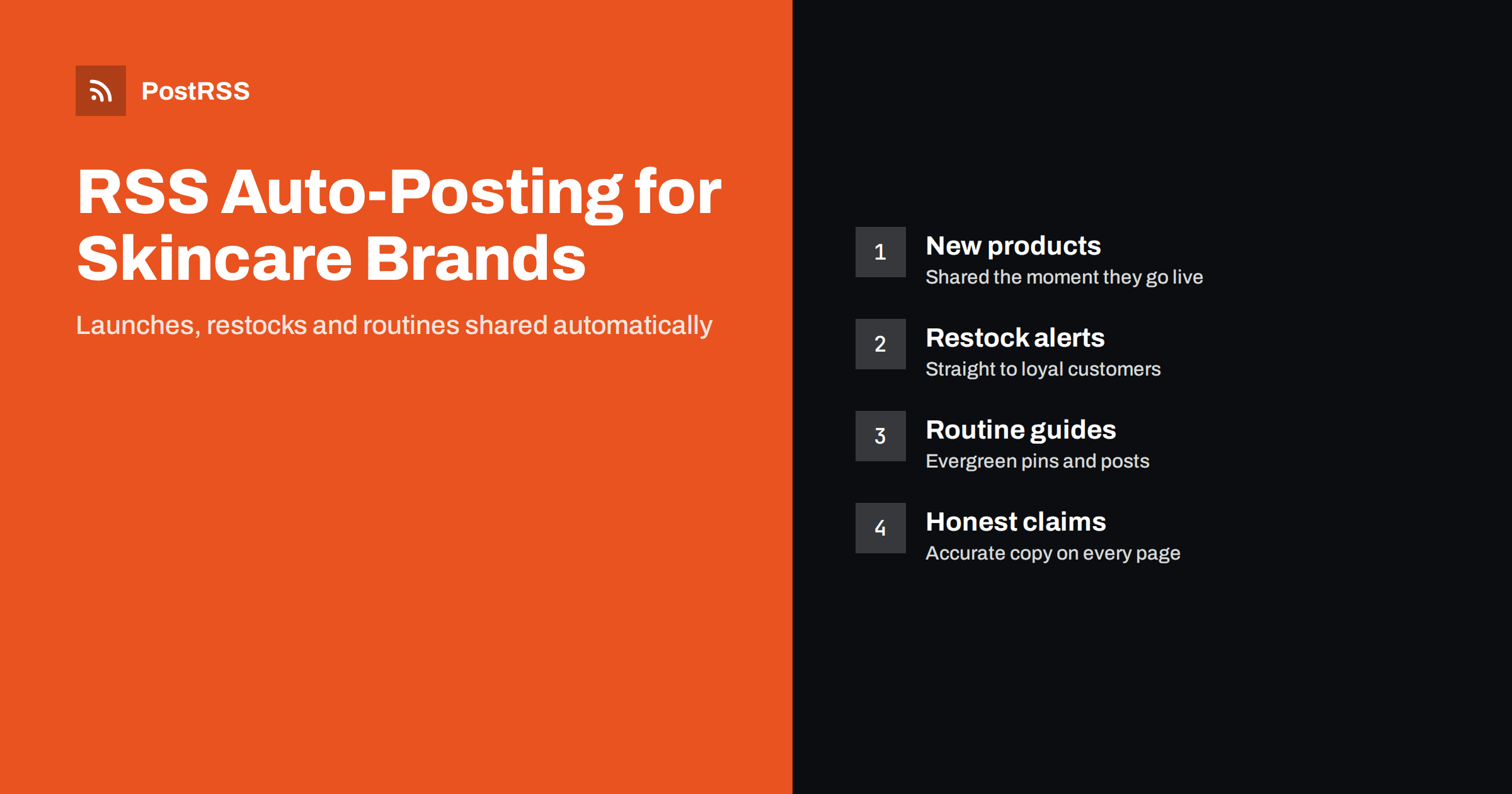 RSS Auto-Posting for Cosmetics and Skincare Brands