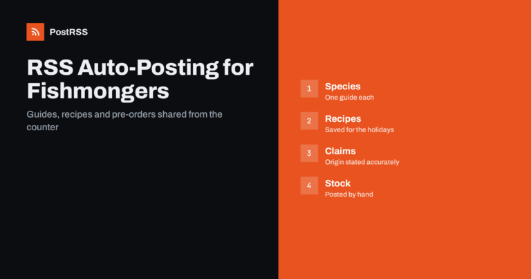 RSS Auto-Posting for Fishmongers and Seafood Markets