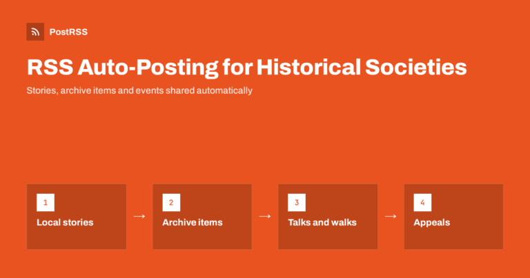 RSS Auto-Posting for Historical Societies and Heritage Groups