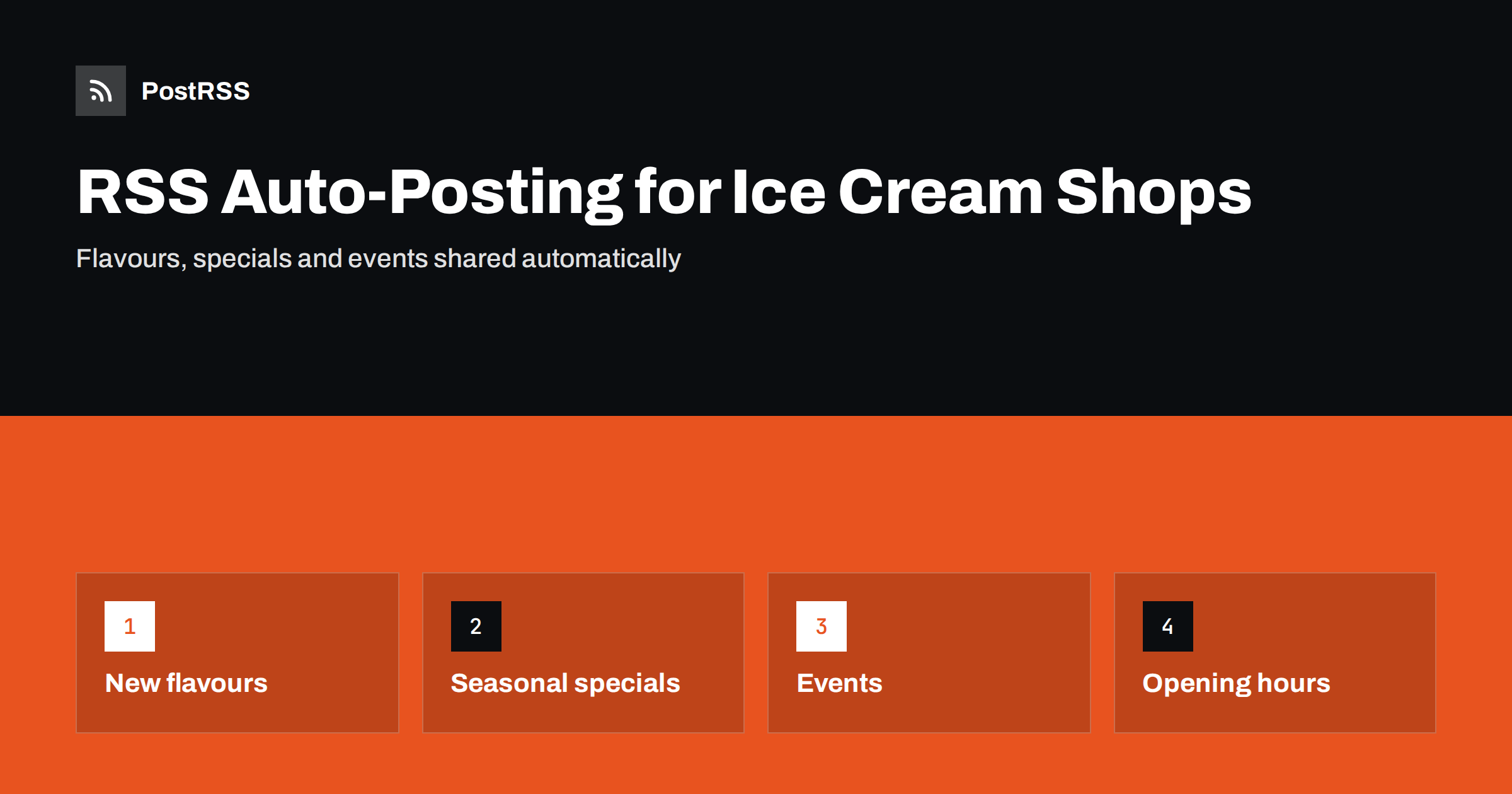 RSS Auto-Posting for Ice Cream Shops and Dessert Parlors