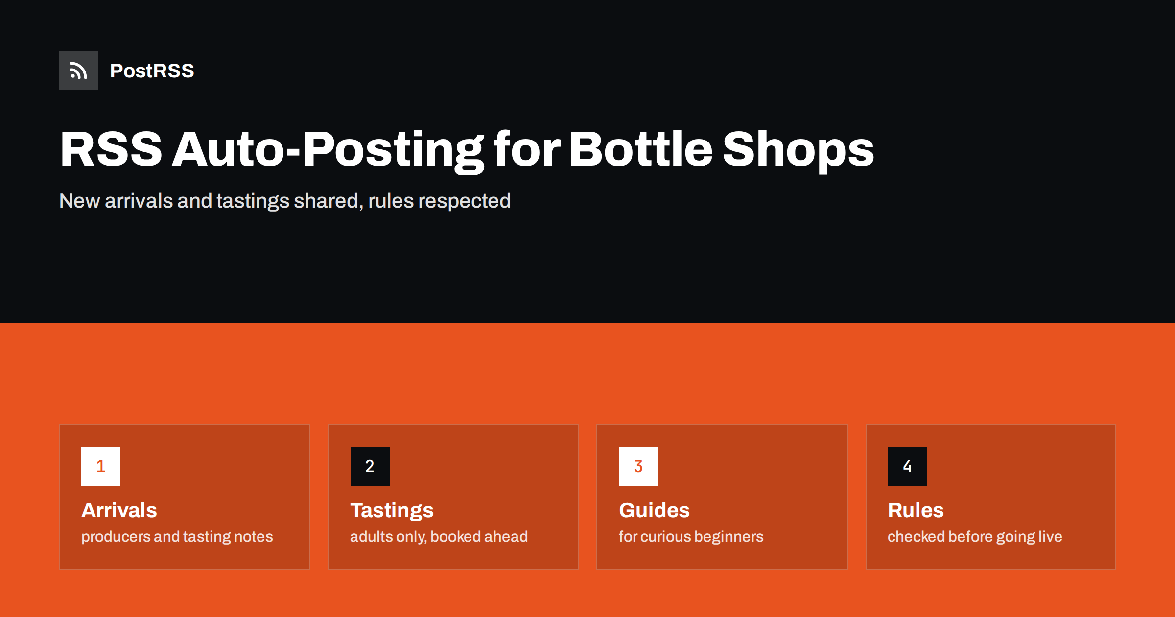 RSS Auto-Posting for Liquor Stores and Bottle Shops
