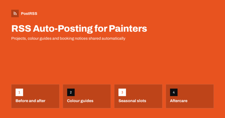 RSS Auto-Posting for Painters and Decorating Businesses