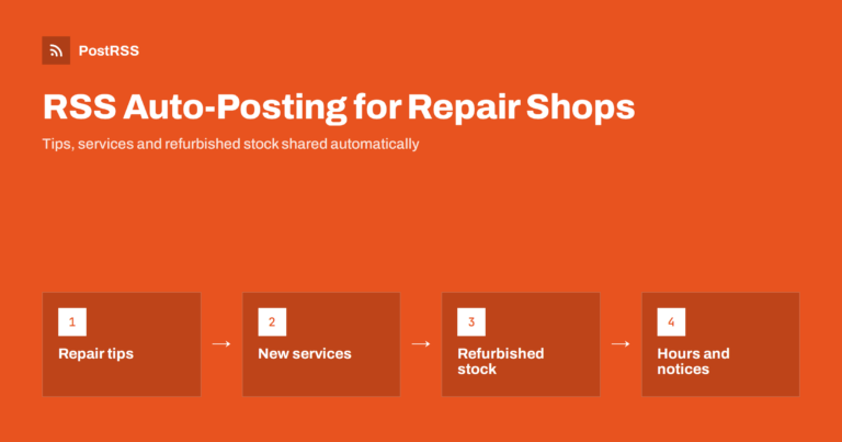 RSS Auto-Posting for Phone and Computer Repair Shops
